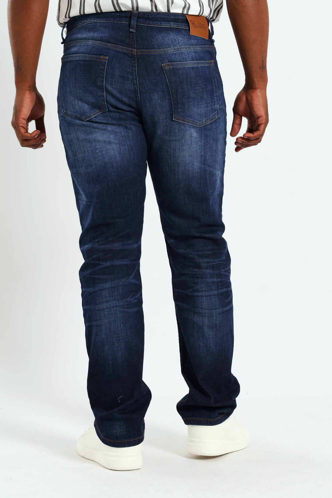 Whisker Ringspun Straight Denim - Dark Wash