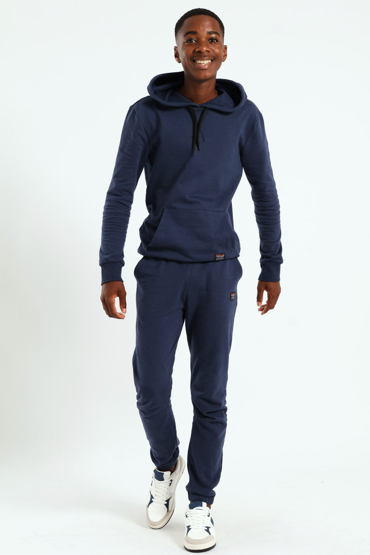 Boys Fleece Top - Navy