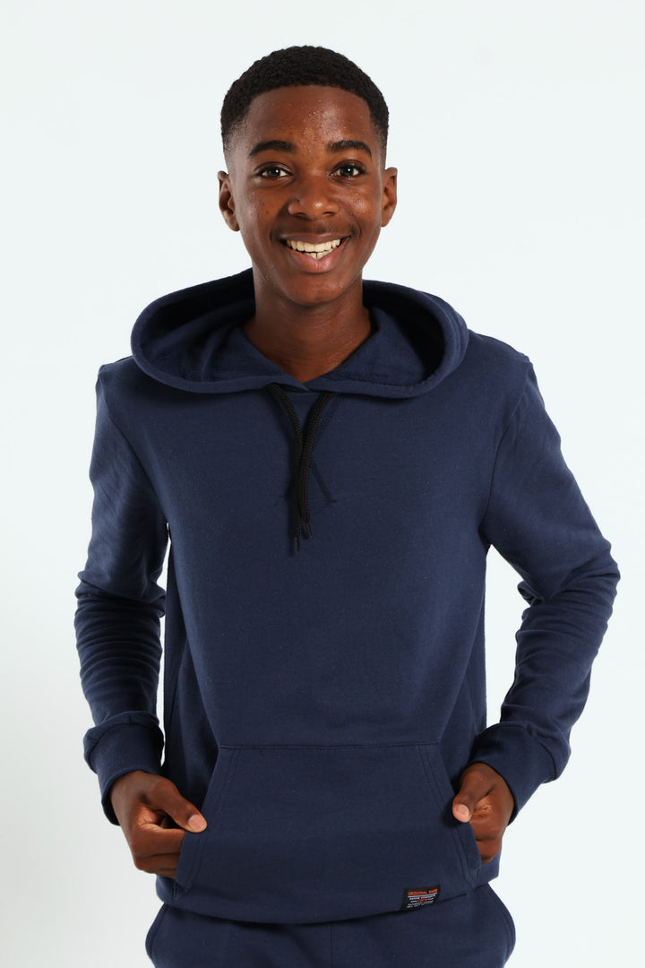Boys Fleece Top - Navy