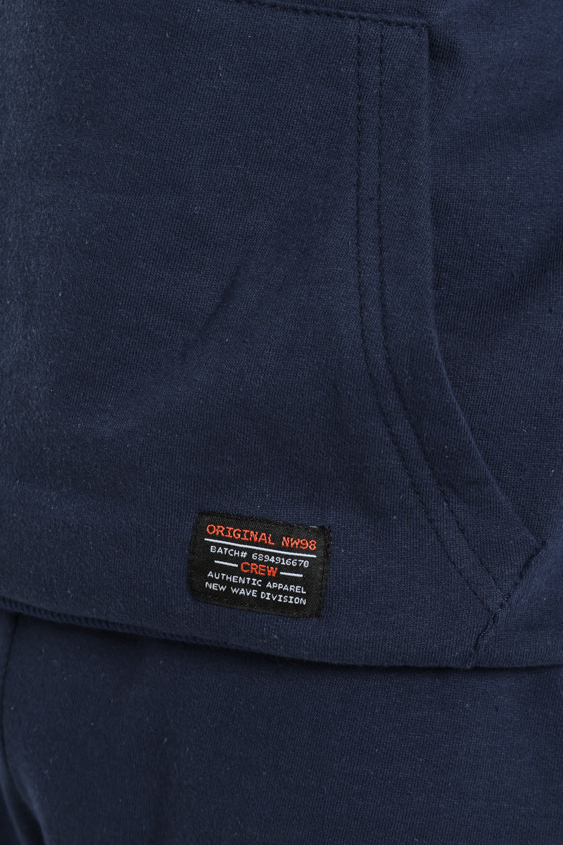 Boys Fleece Top - Navy