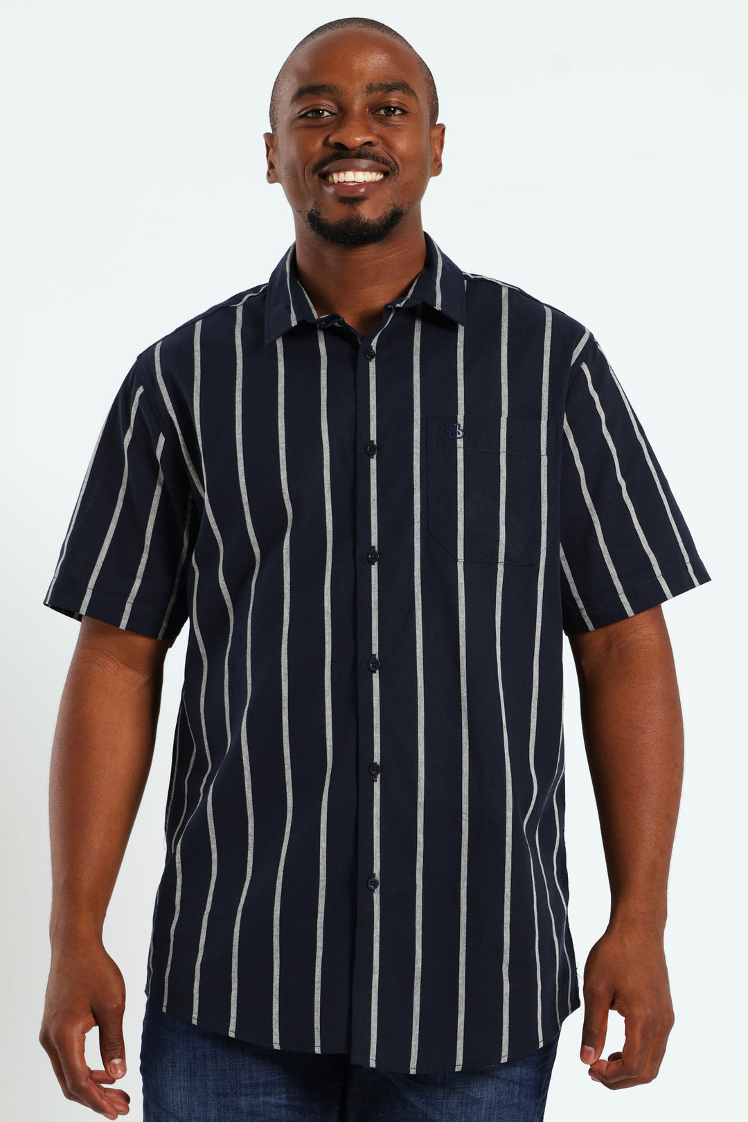 Surf Int Stripe Shirt - Navy