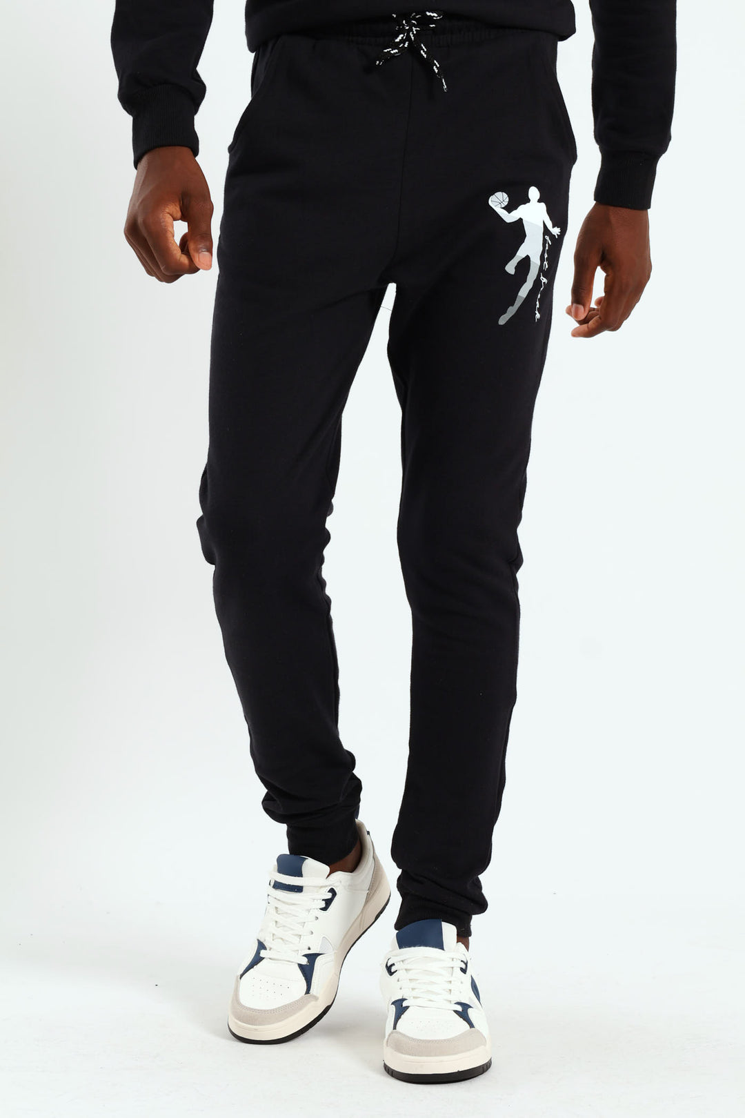 Boys Basketball Jogger - Black