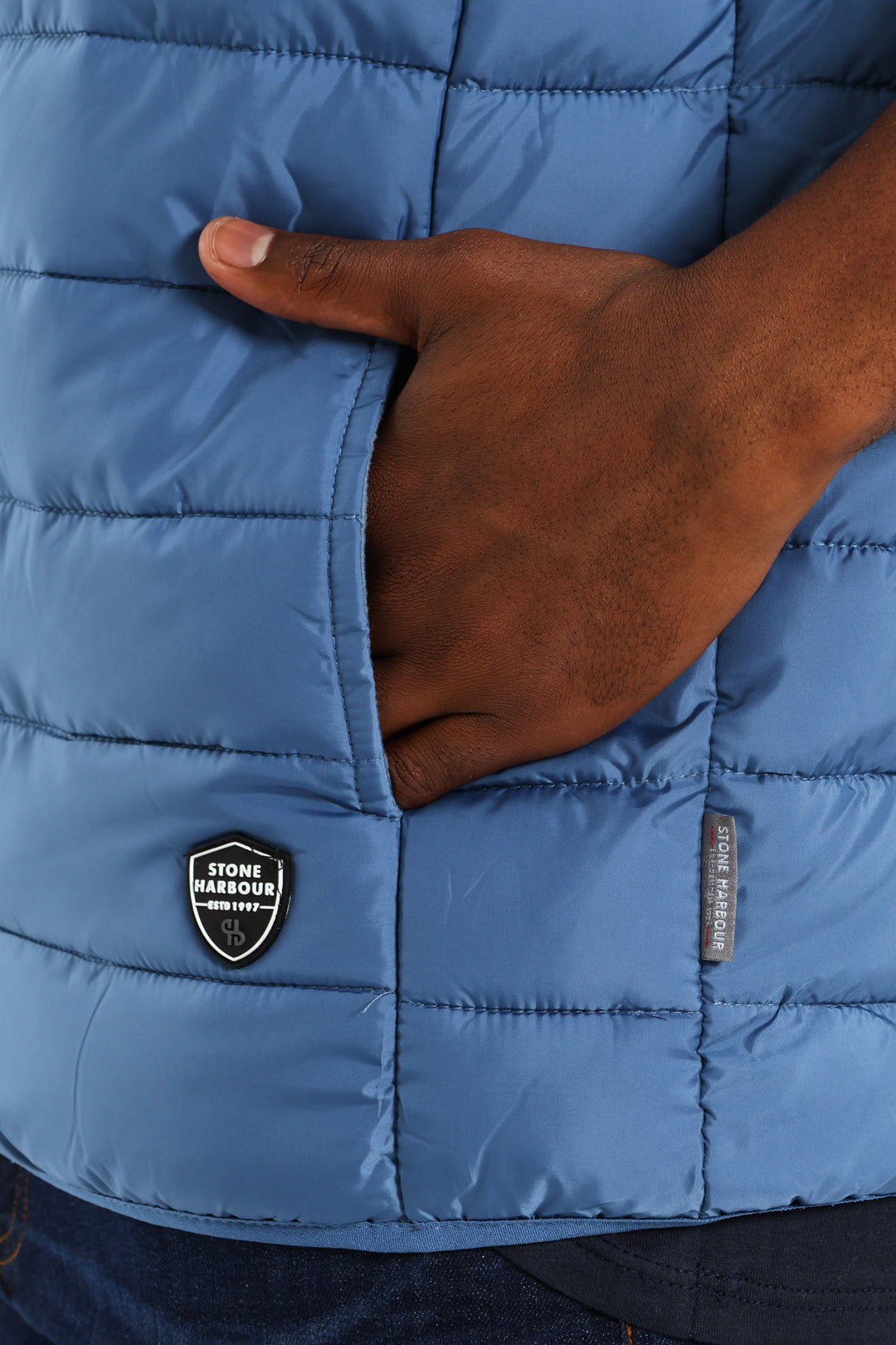 Puffer Gilet - Steel Blue