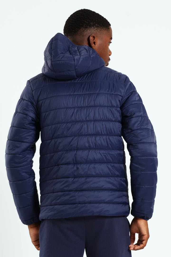 Boys Puffer Jacket - Navy