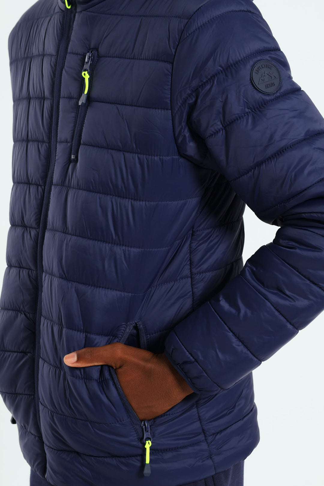 Boys Puffer Jacket - Navy