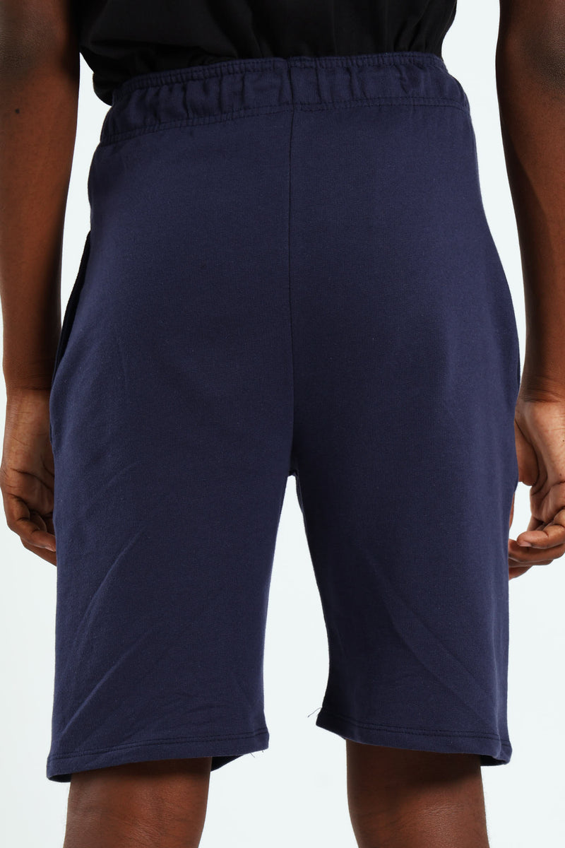 Boys Gamer Print Fleece Short - Navy