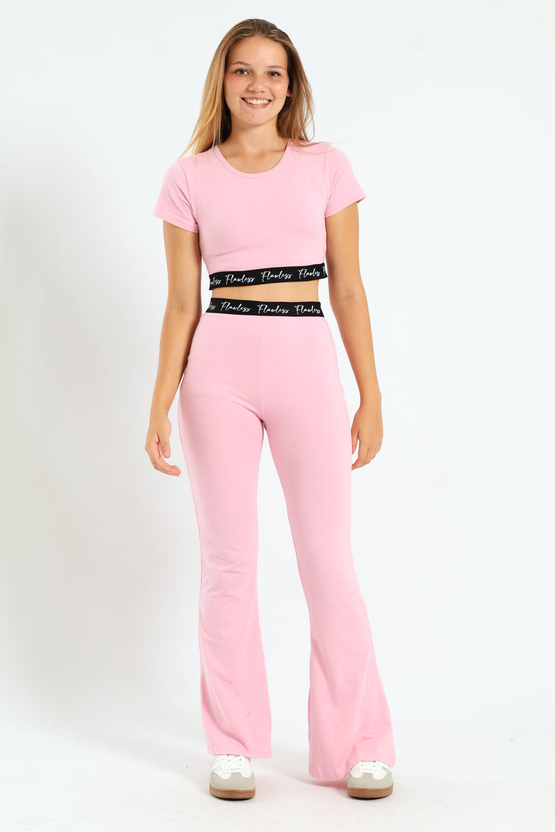 Girls Expo Elastic Top - Pink