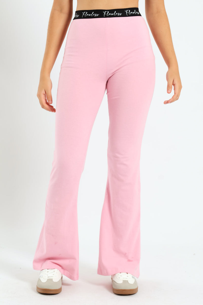 Girls Expo Elastic Pants - Pink