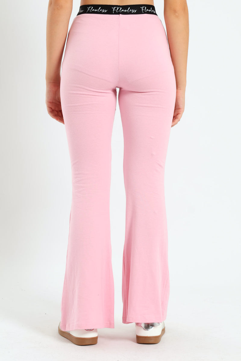 Girls Expo Elastic Pants - Pink