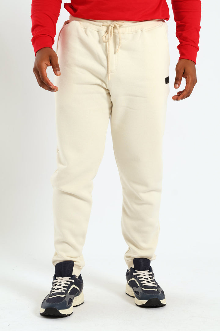 Basic Fleece Jogger - Light Stone