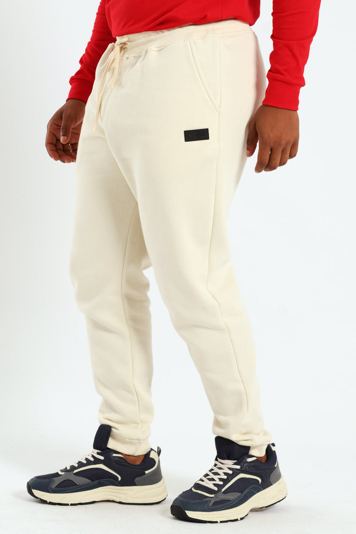 Basic Fleece Jogger - Light Stone