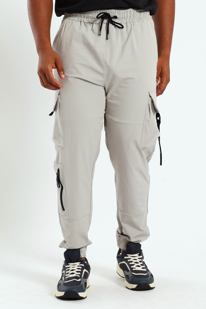 Kurt Nylon Jogger - Light Grey