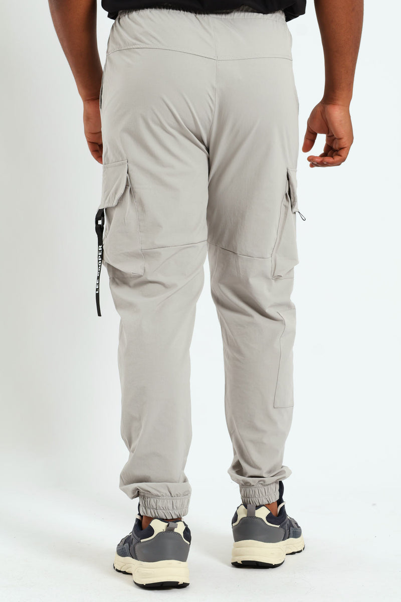 Kurt Nylon Jogger - Light Grey