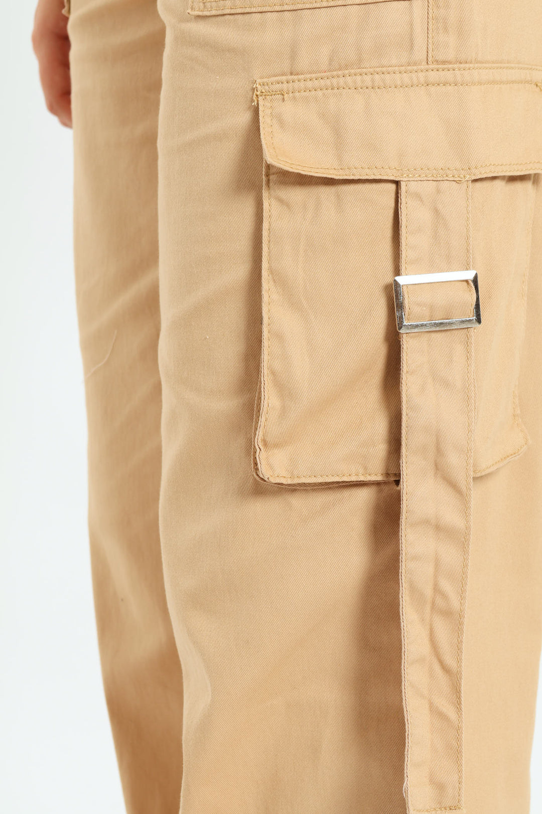 Girls Twill Cargo - Stone
