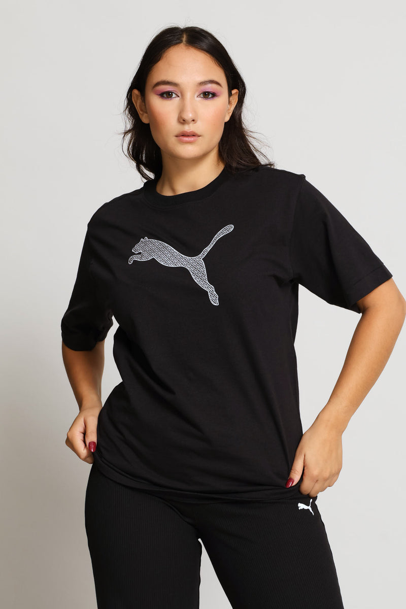 Her Graphic Tee - Black