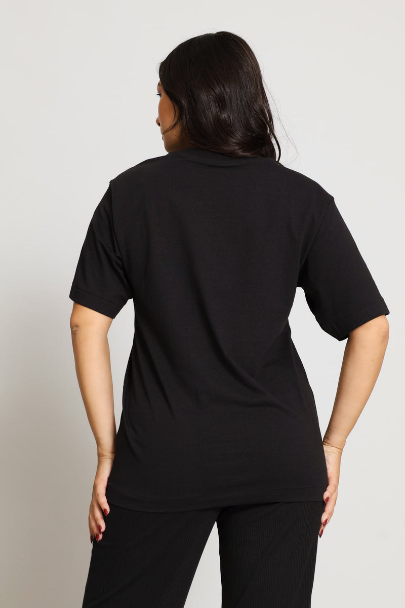 Her Graphic Tee - Black