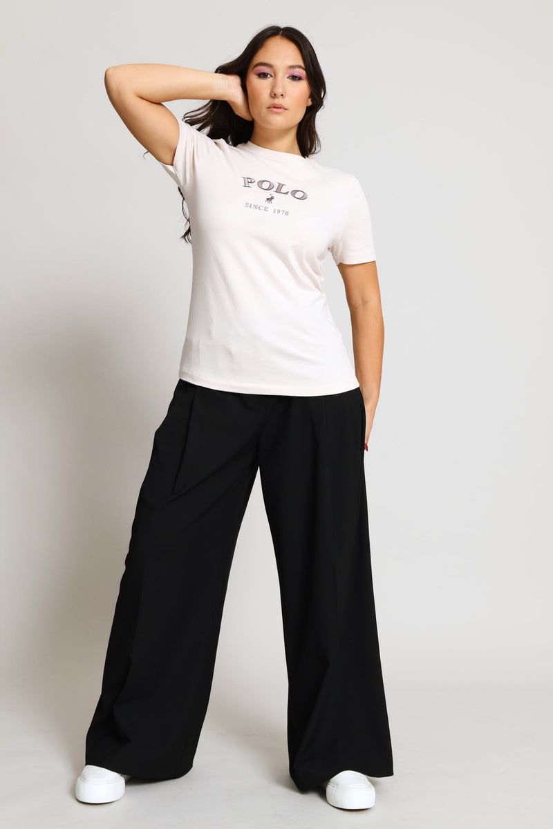 Charlie Embroidered T-Shirt - Marshmallow