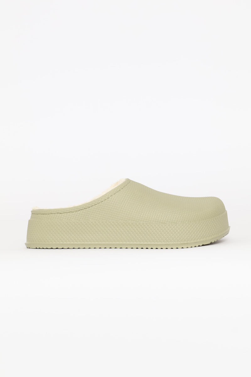 Lined Closed Toe Eva Clog - Sage