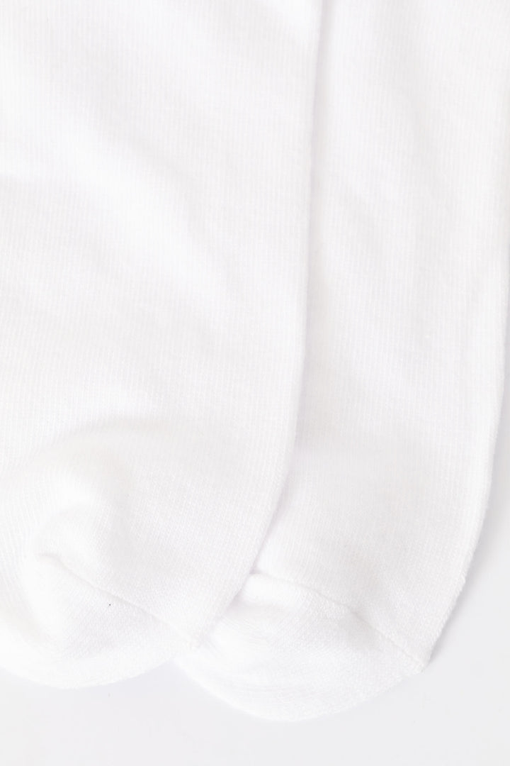 Unisex Single Pair Anklet Socks - White