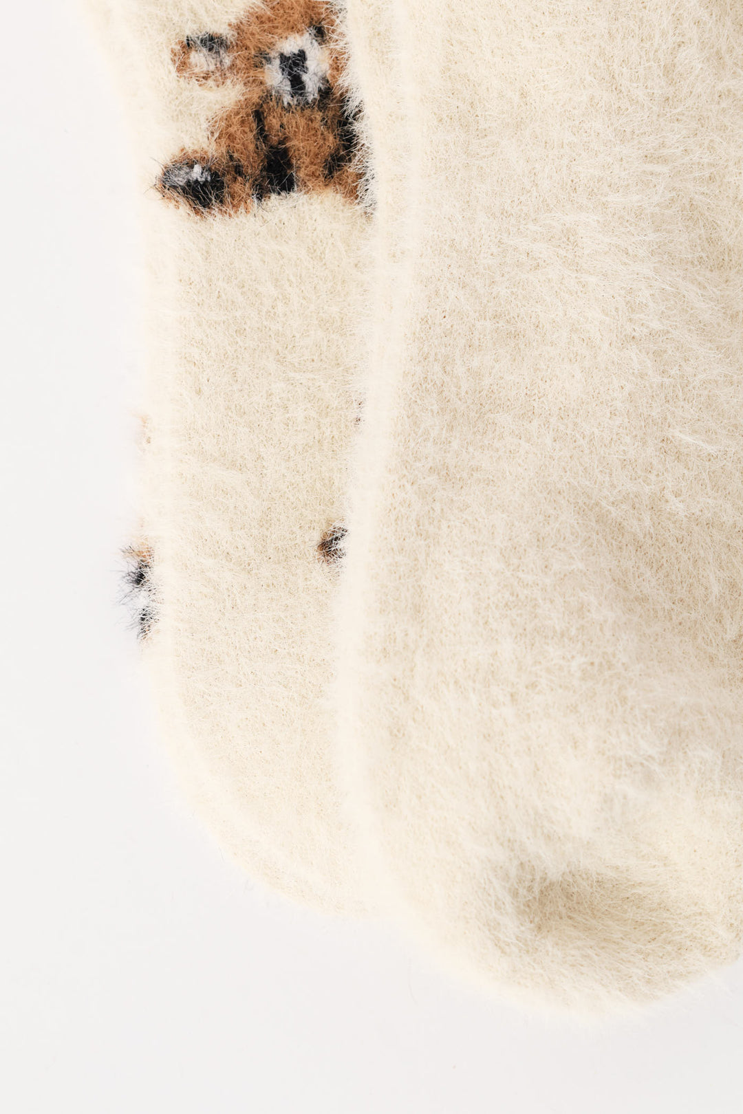 2 Pack Bear Cosy Socks - Natural