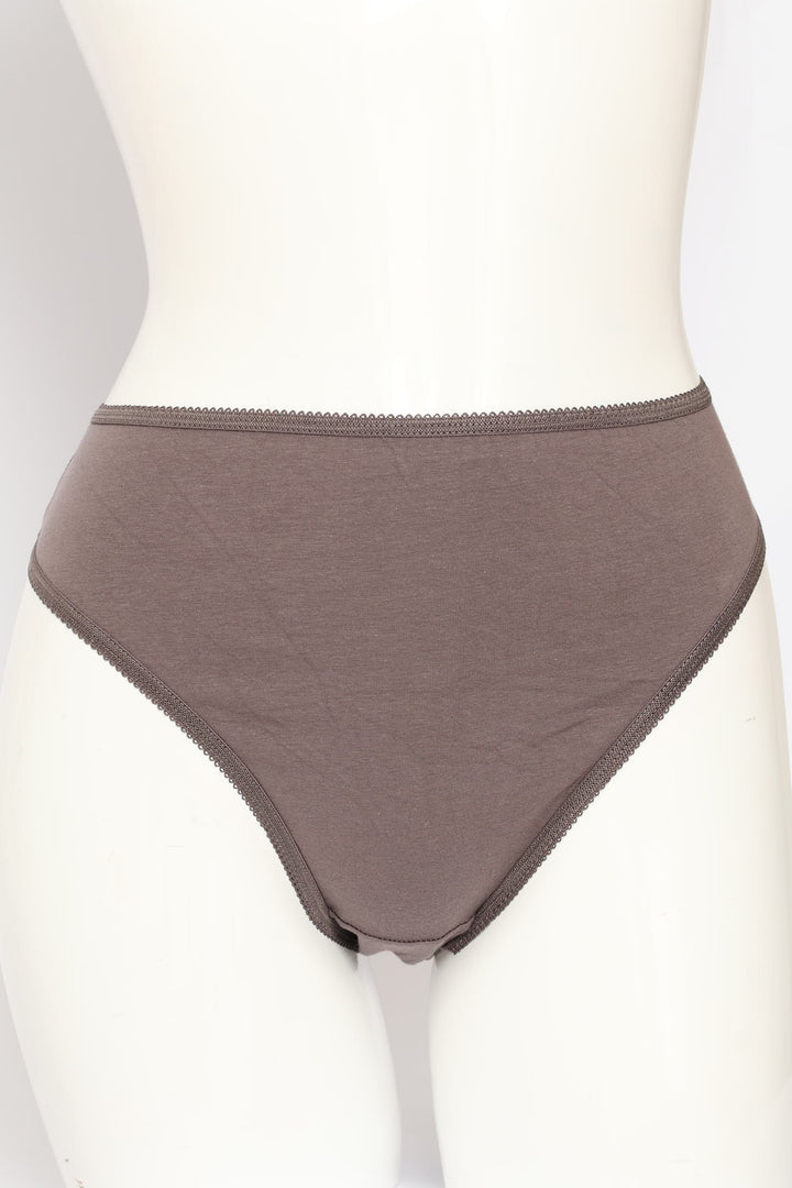 5 Pack Cotton Hi-Cut Panties - Multi