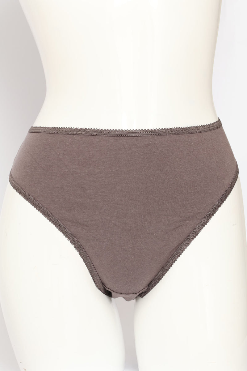 5 Pack Cotton Hi-Cut Panties - Multi