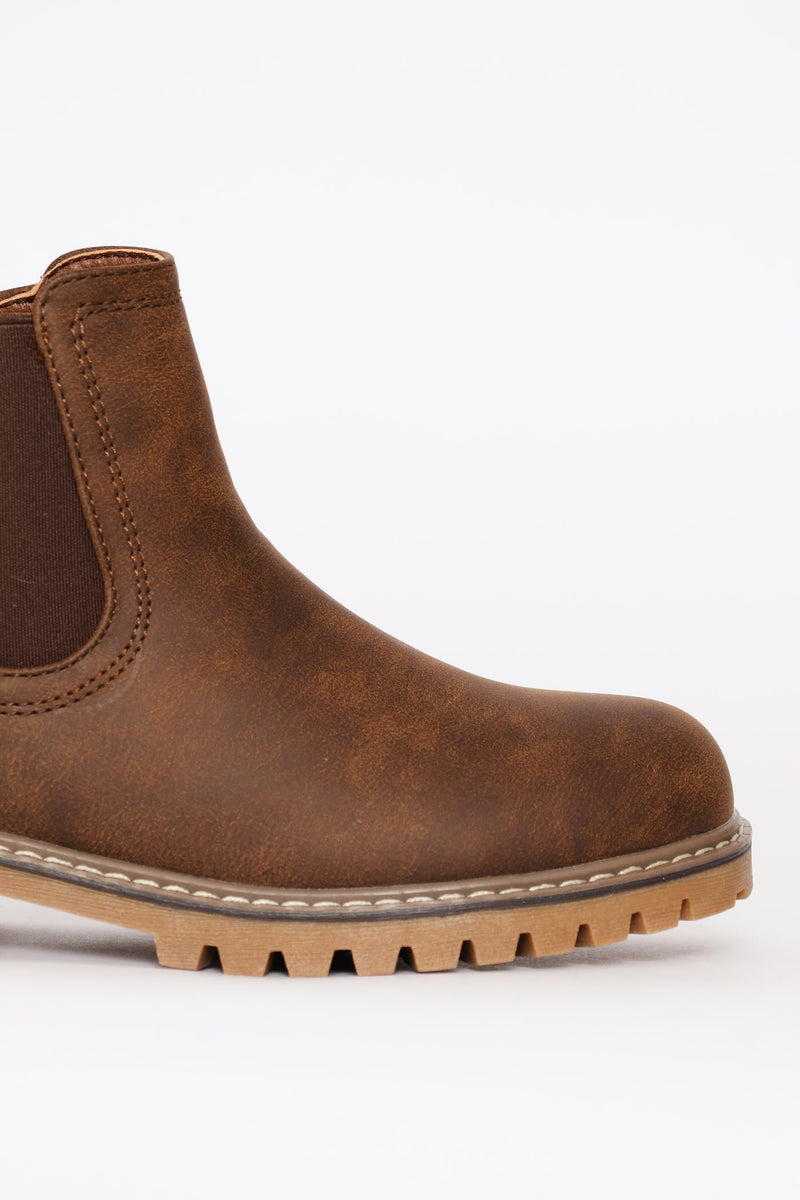 Boys Chelsea Boot - Brown