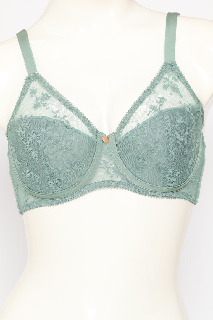 2 Pack Lace & Microfiber Balconette Bra - Multi