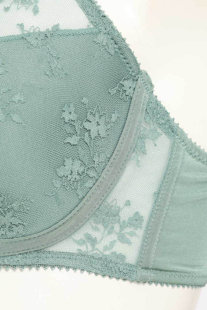 2 Pack Lace & Microfiber Balconette Bra - Multi