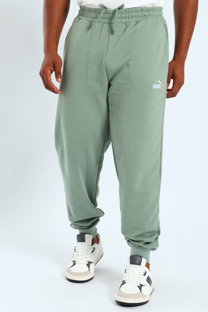 Essential 2 Colour No.1 Logo Sweatpants - Sage