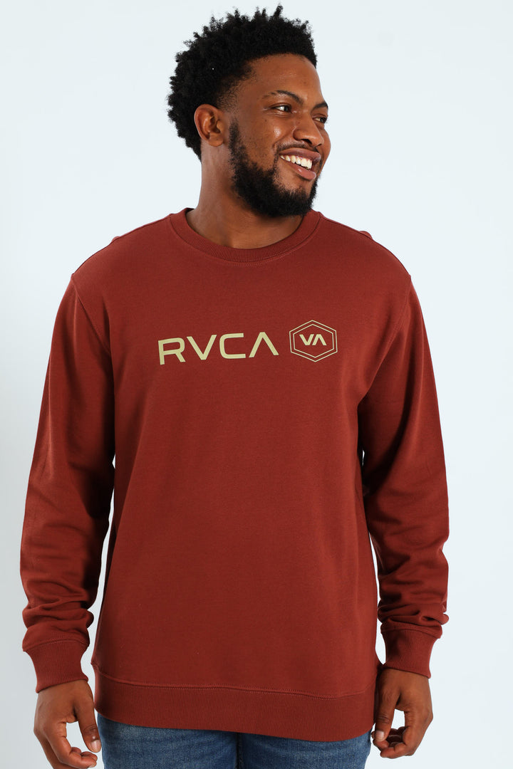 Air Hex Crew Top - Brick