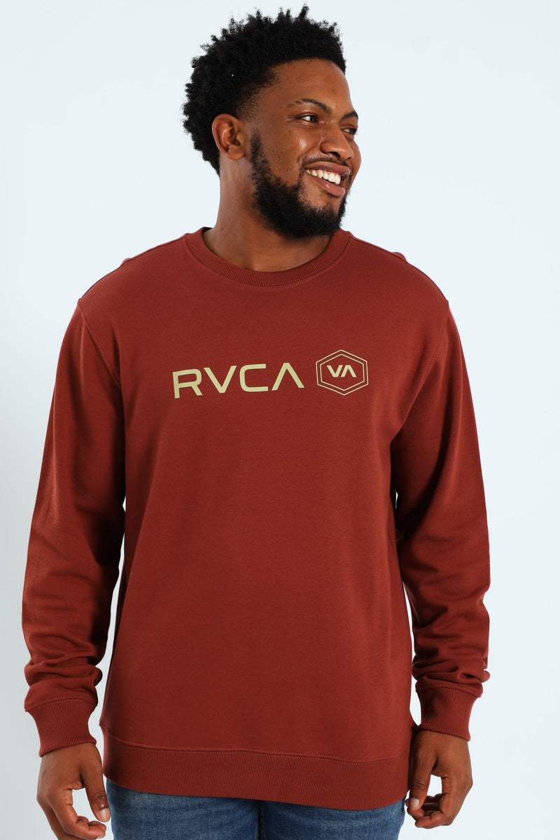 Air Hex Crew Top - Brick