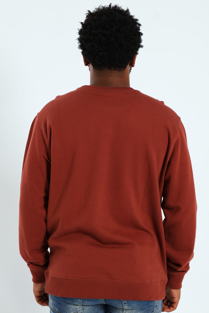 Air Hex Crew Top - Brick