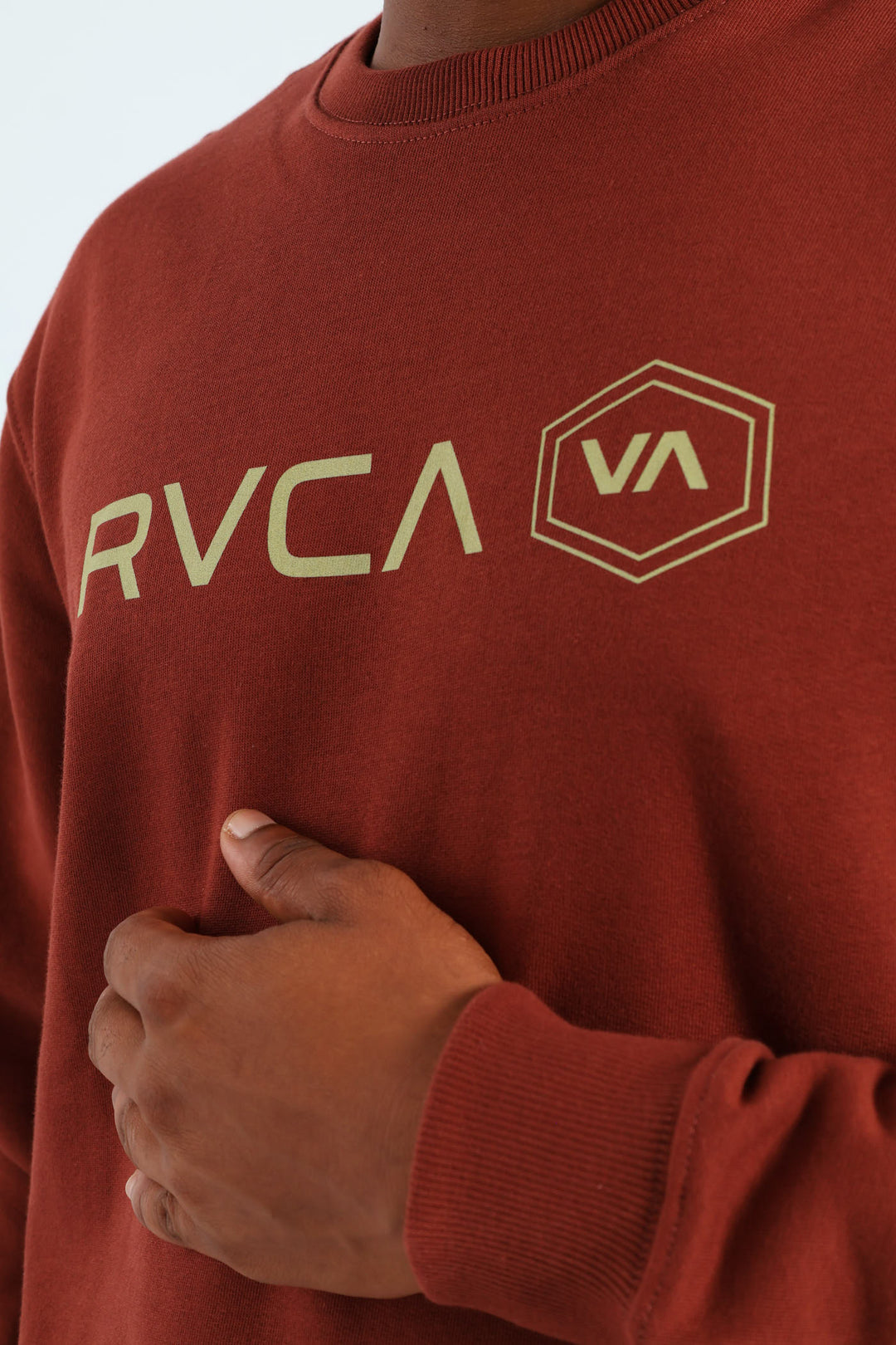 Air Hex Crew Top - Brick