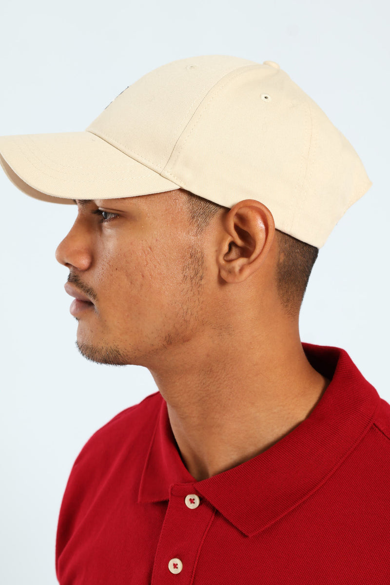 6 Panel Classic Peak Cap - Stone