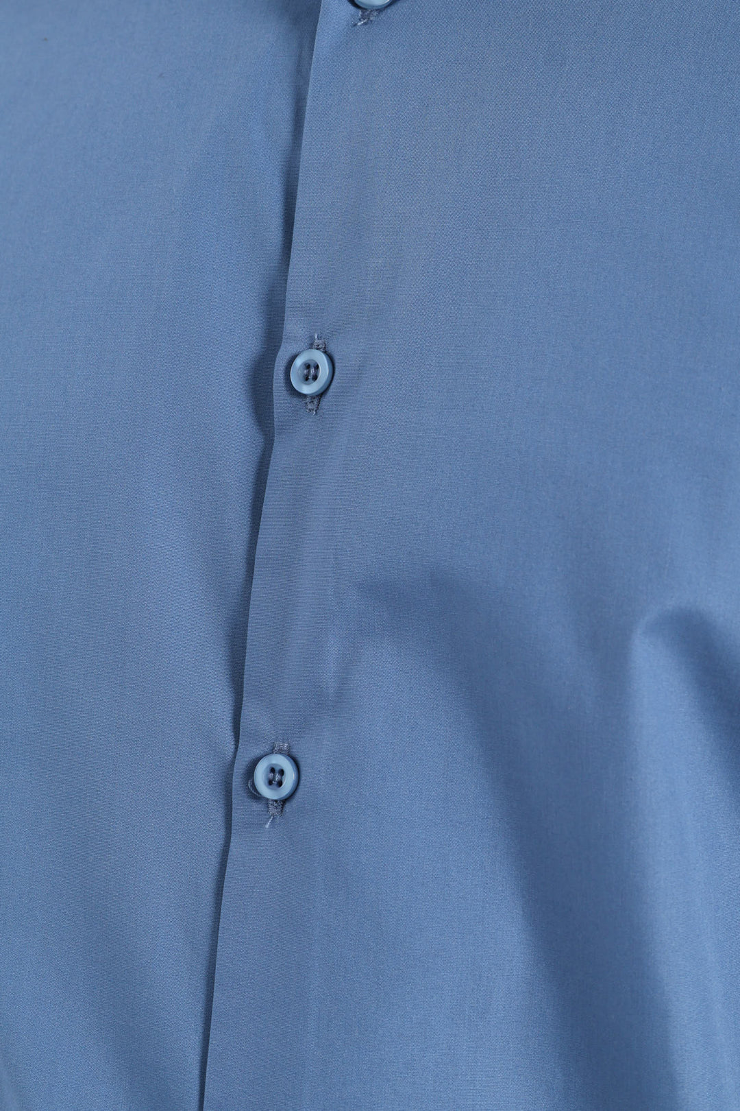 Easy Care Long Sleeve Shirt - Mid Blue