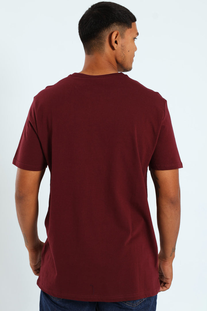 Lucus Tee - Burgundy