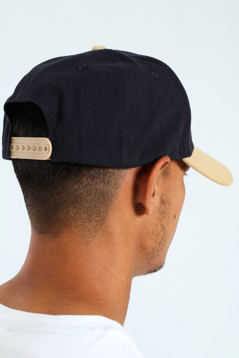 Colourblock "C" Cap - Navy