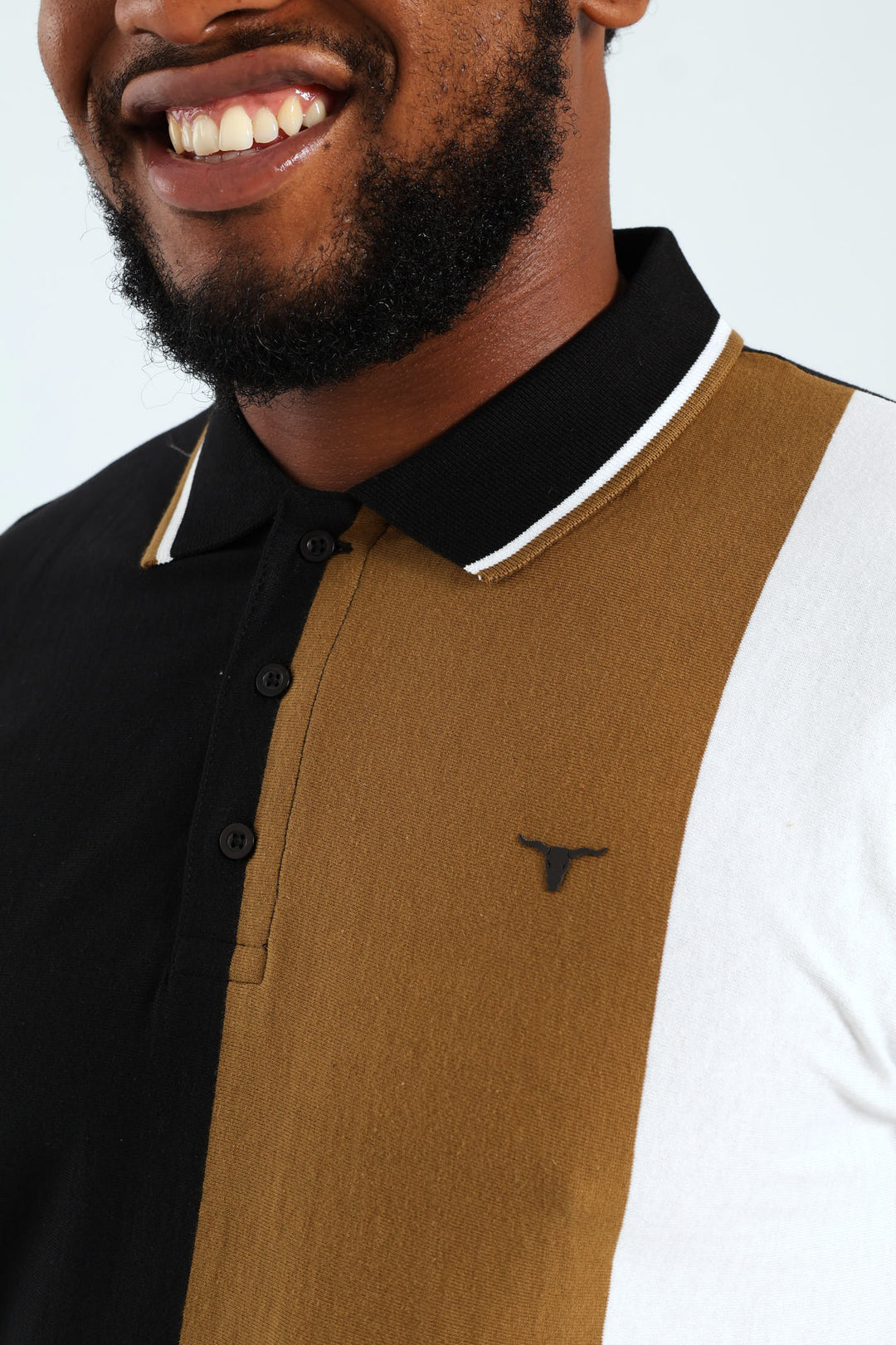 Colourblock Golfer - Black