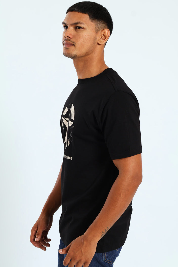 Iconic Star Collection Tee - Black