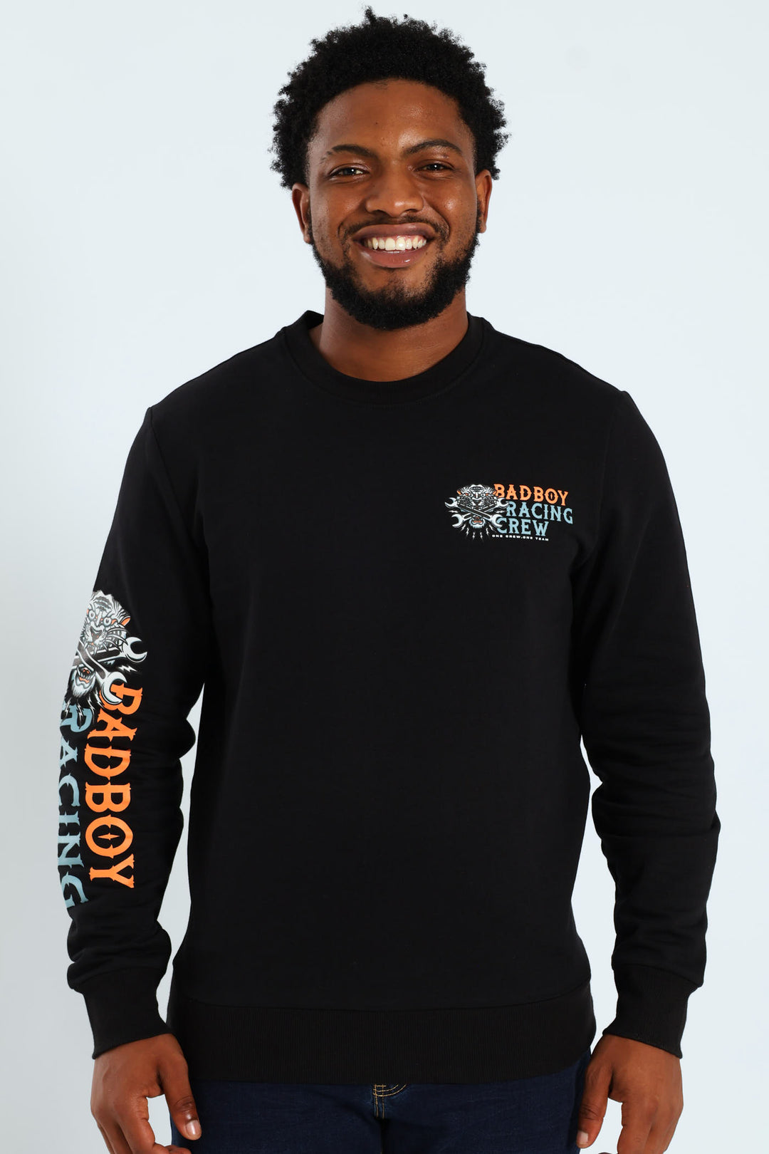 Tiger Racing Crew Top - Black