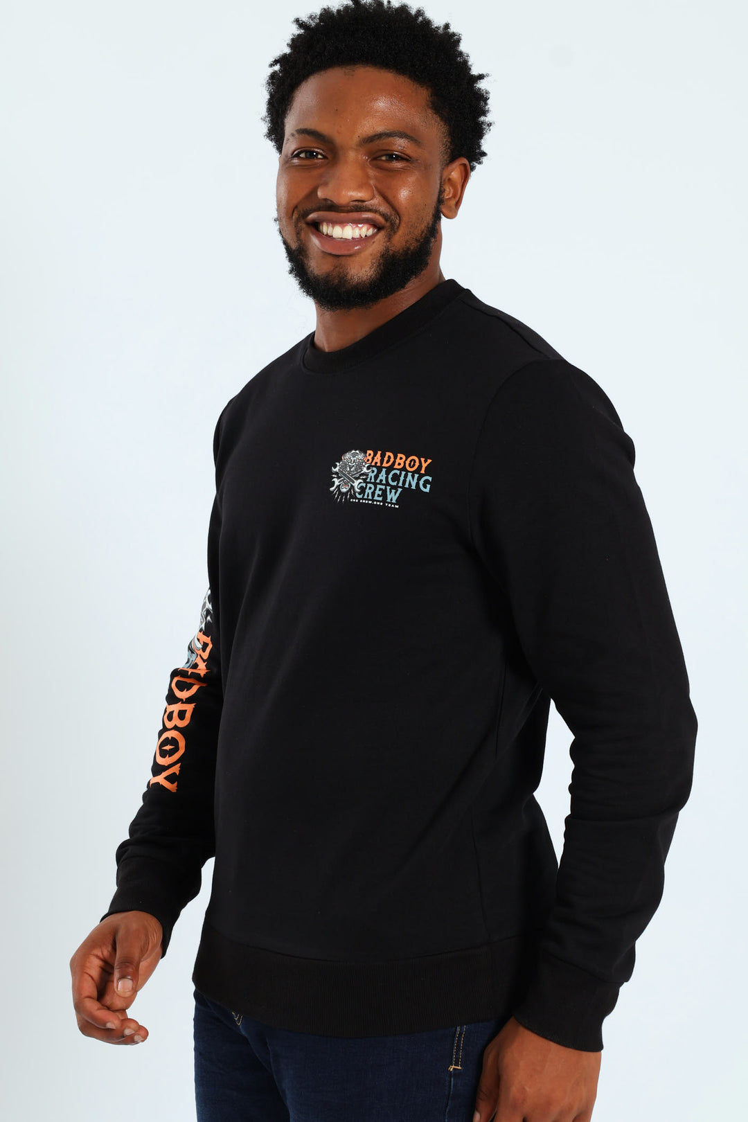 Tiger Racing Crew Top - Black