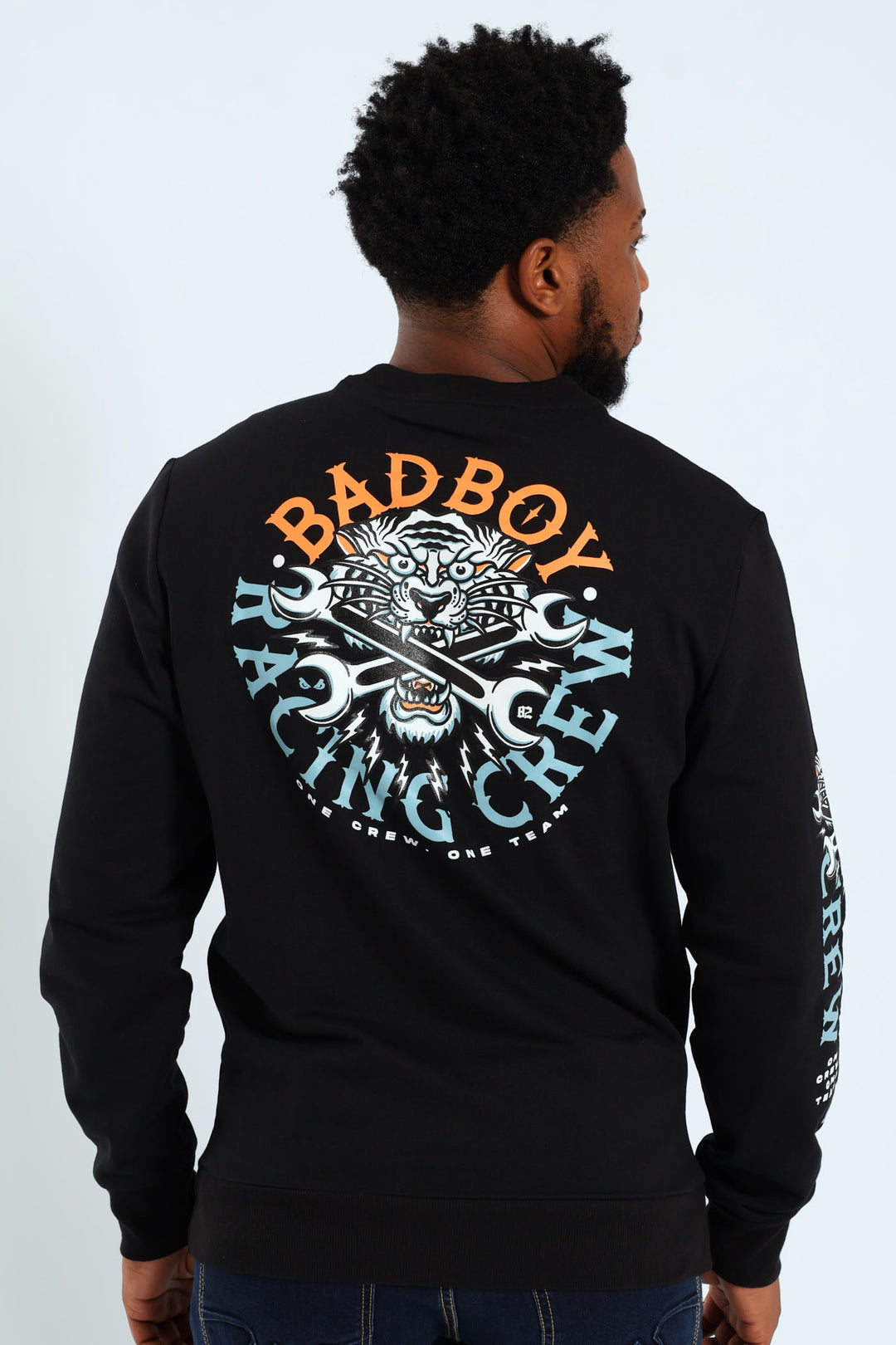 Tiger Racing Crew Top - Black