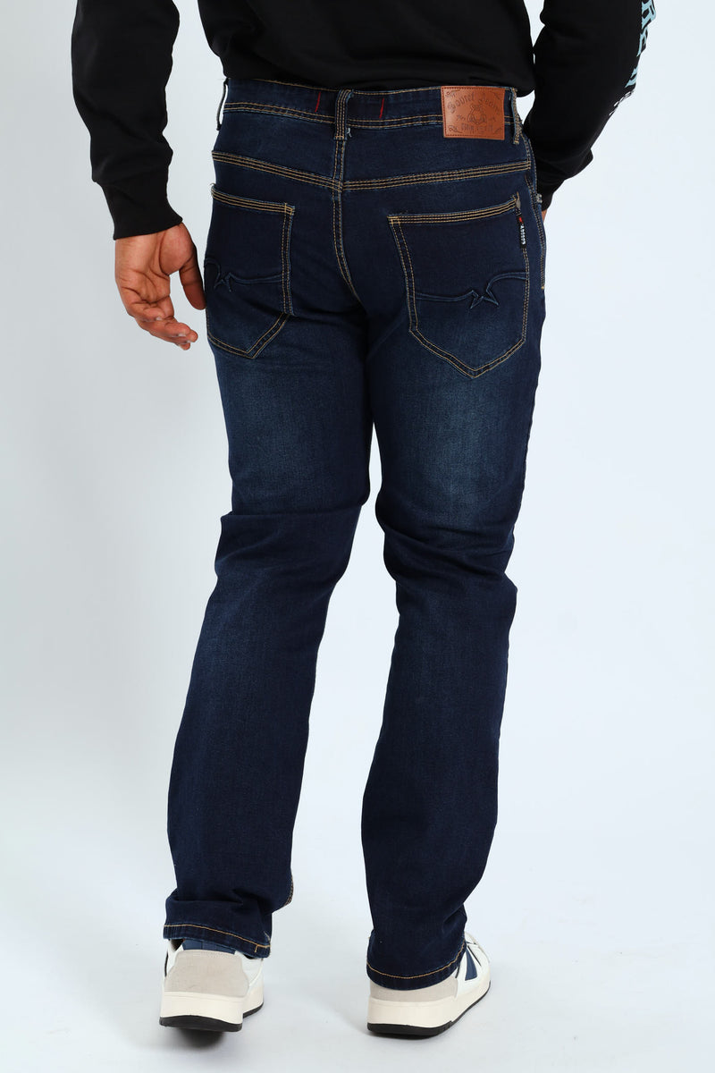 Terminator Straight Denim - Dark Indigo