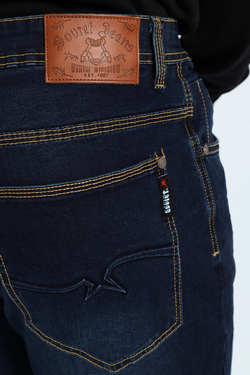 Terminator Straight Denim - Dark Indigo