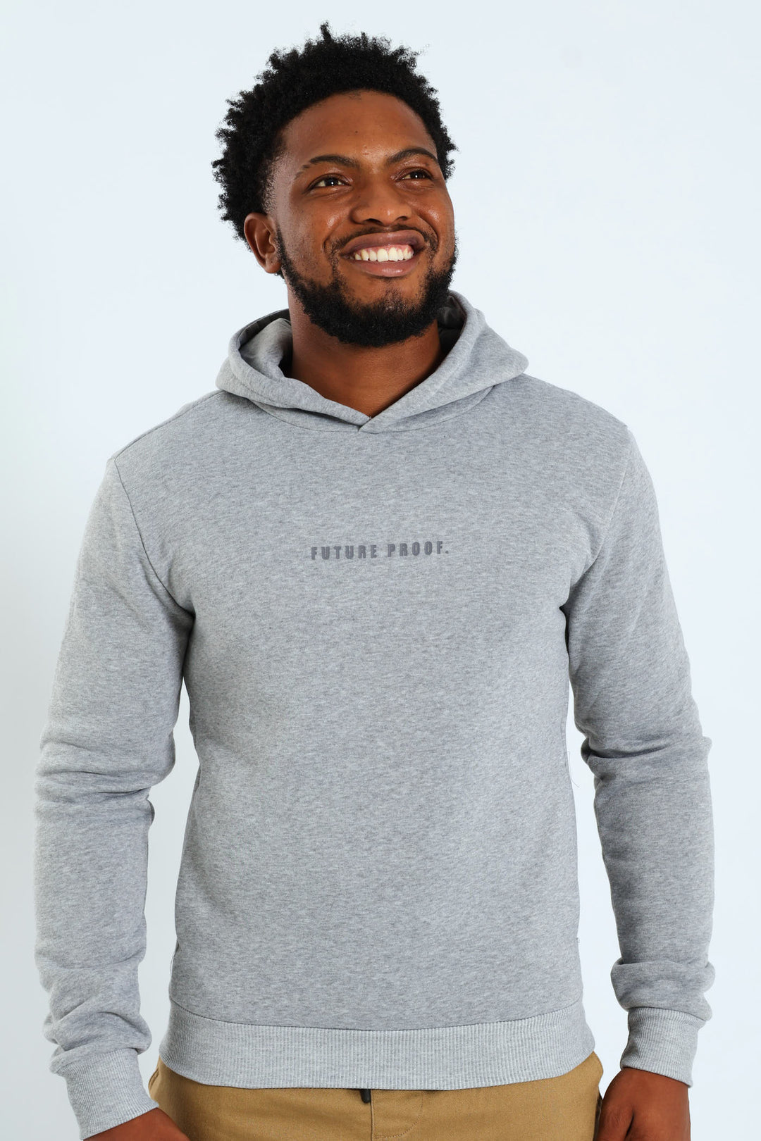 Basic Fleece Hoody - Light Grey