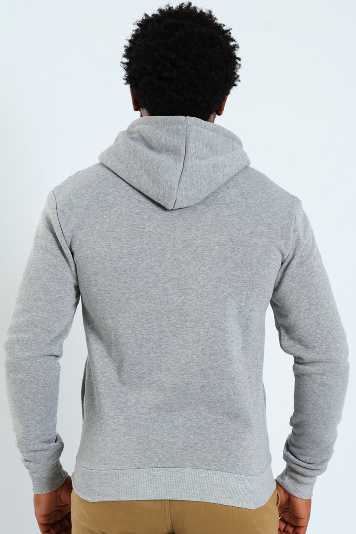 Basic Fleece Hoody - Light Grey
