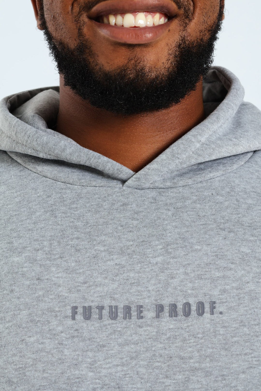Basic Fleece Hoody - Light Grey