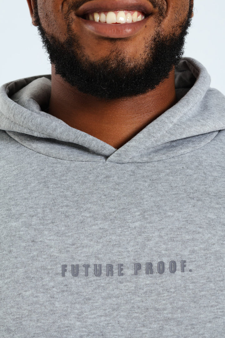 Basic Fleece Hoody - Light Grey