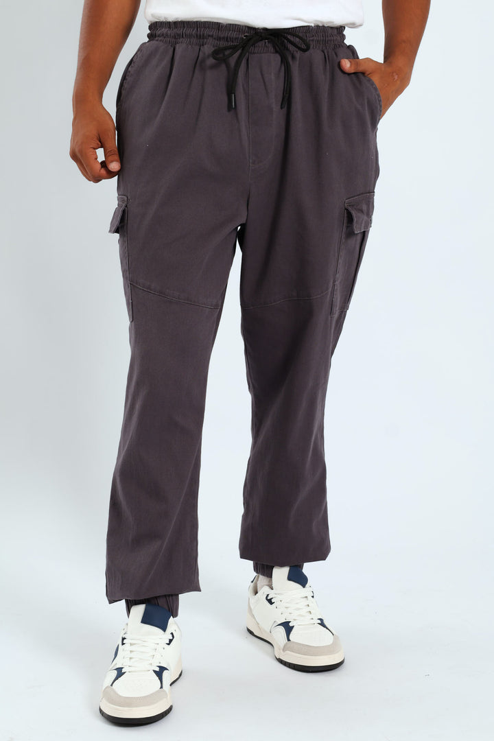 Cargo Pocket Jogger - Grey